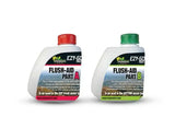 Two bottles of flush aid for toilet from ITOILETA+B IRONMAN 4X4 Ezy-Go line