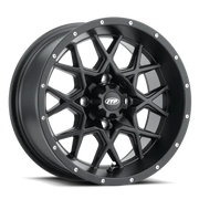 ITP Hurricane 12x7 / 4x110 BP / 2+5 Offset Matte Black Wheel - RV and Auto Parts