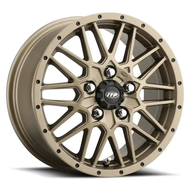 ITP Hurricane 14x7 2+5 4/4 - Machined Black - RV and Auto Parts