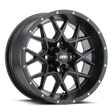 ITP Hurricane 14x7 / 4x110 BP / 2+5 Offset Matte Black Wheel - RV and Auto Parts
