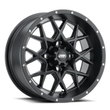 ITP Hurricane 14x7 / 4x110 BP / 5+2 Offset Matte Black Wheel - RV and Auto Parts
