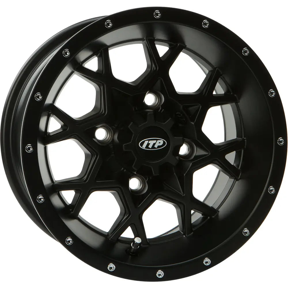 Hurricane 14x7 4/110 2+5 Black