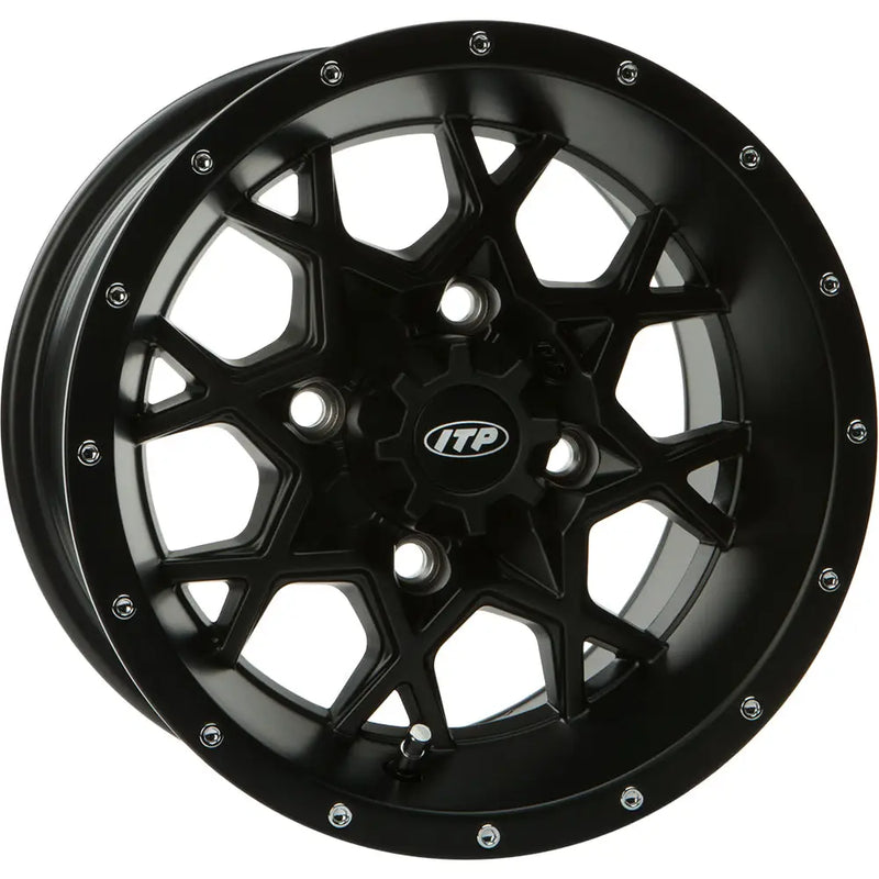 Hurricane 14x7 4/110 2+5 Black