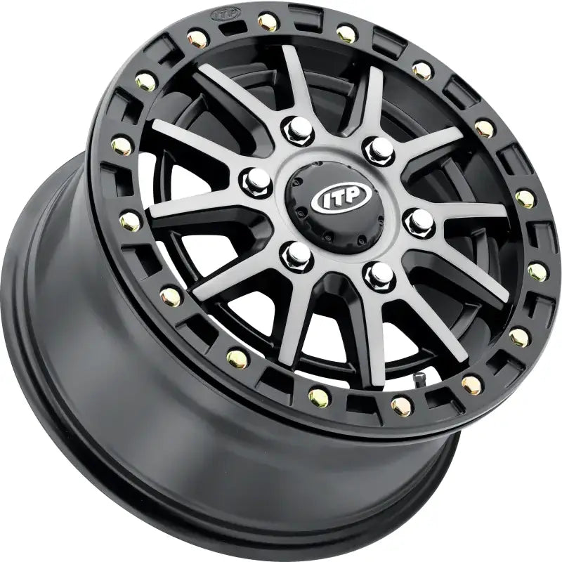 Sd10 Grey / Blk Ring 15x7 6/5.5 6+1 - ITP