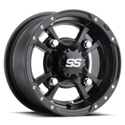 ITP SS 112 9x8 / 4x110 BP / 3+5 Offset Black Wheel - ITP