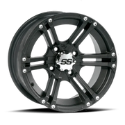 ITP SS 212 14x6 / 4x110 BP / 4+2 Offset Black Wheel - ITP