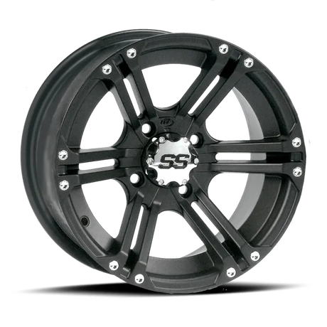 ITP SS 212 14x6 / 4x110 BP / 4+2 Offset Black Wheel - ITP