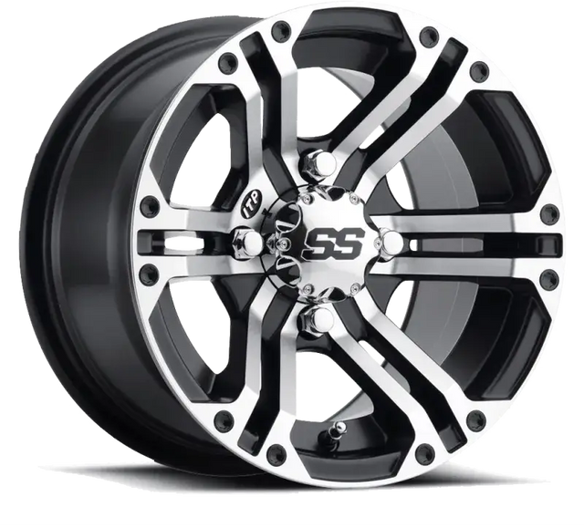 ITP SS 212 14x8 / 4x110 BP / 3+5 Offset Machined Wheel - RV and Auto Parts