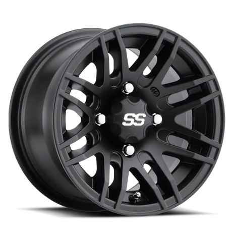 ITP SS 316 14x7 / 4x110 BP / 2+5 Offset Matte Black Wheel - ITP