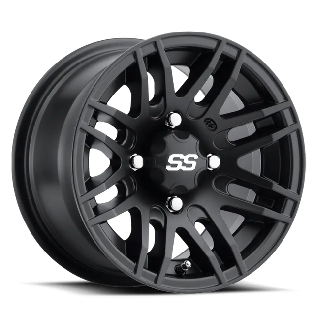 ITP SS 316 14x7 / 4x110 BP / 2+5 Offset Matte Black Wheel - ITP