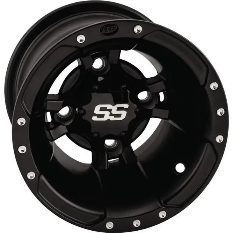 ITP Tires SS Alloy 112 10x5 4/156 3 + 2 - Black - 1028336536B - Wheels