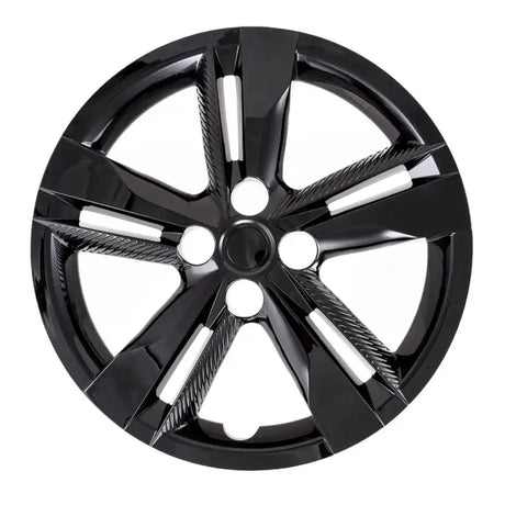 Black double-spoke 16-inch wheel kick from the IWC55216BLK Coast2Coast Set of 4 by Shopify.