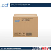 Cardboard box packaging for IWC55316S Coast2Coast Wc 11-17 Quest 10 Spk 16' Silver wheels by Coast to Coast International.