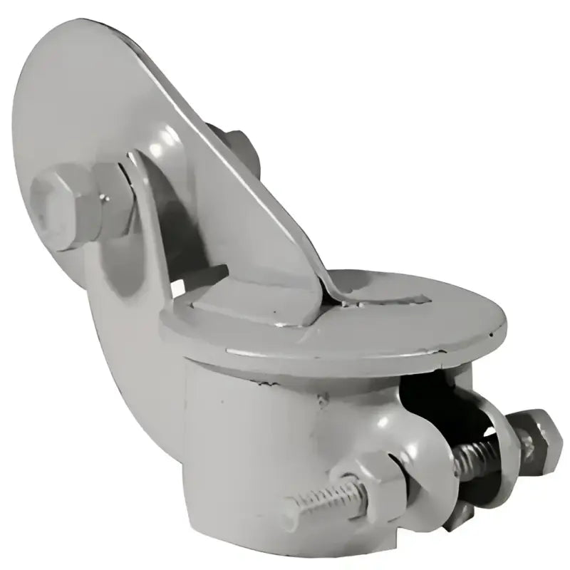 Gray metal fence post cap for IWCC10265BLK Coast2Coast Center Cap for Ford