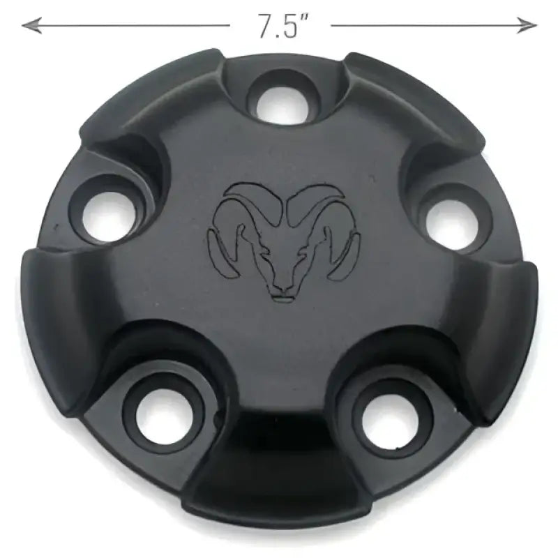 Black IWCC9009BLK Coast2Coast Cap for 2019-2021 Ram 3500, Front Fit, Pair, 7.5 Inches Diameter.