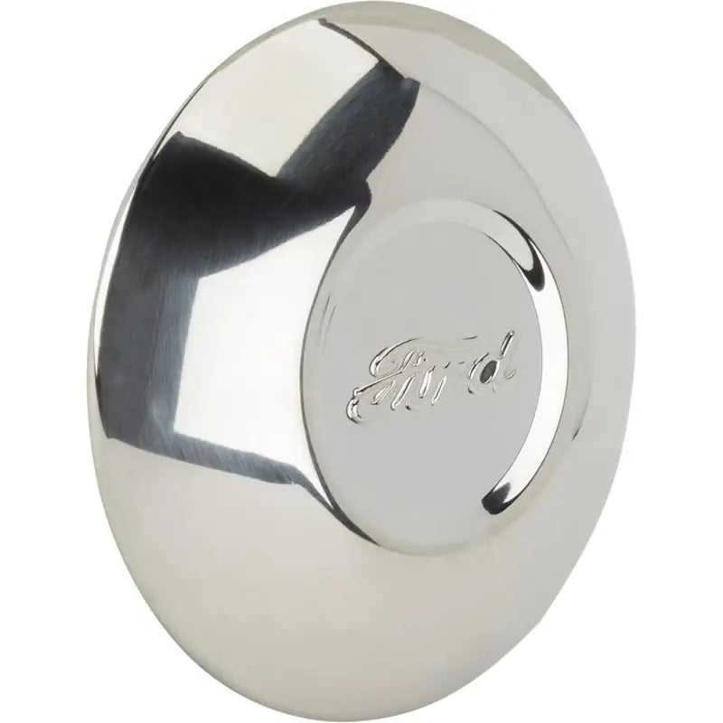 Shiny metal cap with Ford logo, not related to Coast2Coast cap for 2019-2021 Ram 3500 in black color.