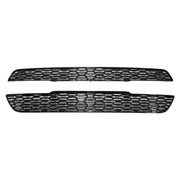 Two black honeycomb grilles for IWCGI171BLK Coast2Coast Ram 1500 Tradesman