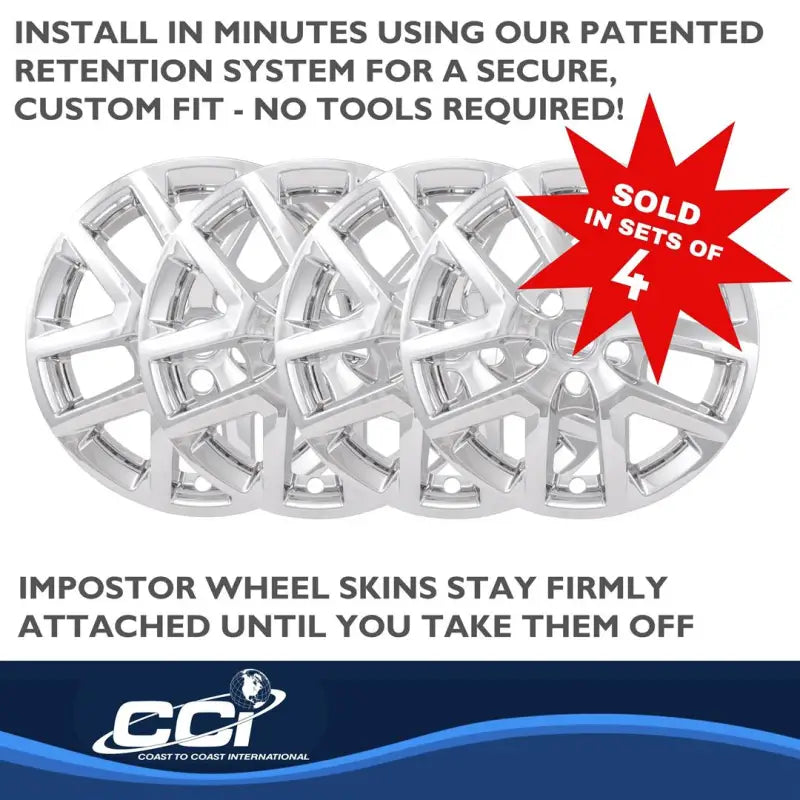 IWCIMP486X Coast2Coast WS 22-23 Equinox Chrome 17’’ 5 V Spoke - Wheel Skin