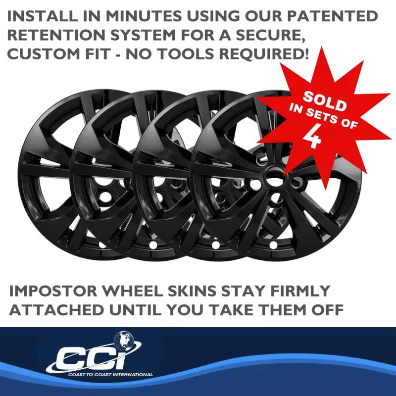 IWCIMP487BLK Coast2Coast WS 20-23 Sentra Gloss Black 16" 5 Directional Spoke, stylish design, high-quality construction, easy installation, enhance your vehicle's look and performance, Wheel and Tire Accessories,AVADA - Best Sellers,Must Haves