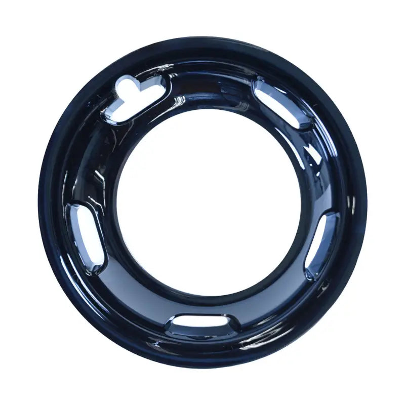 IWCN9010BLK Coast2Coast Sim; sleek black wheel cover set for 19-21 Ram 3500; enhances vehicle's aesthetic; no clearance light required.