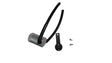 Silver oil separator with hoses for Nissan Altima 2.5L clear anodized install on passenger side