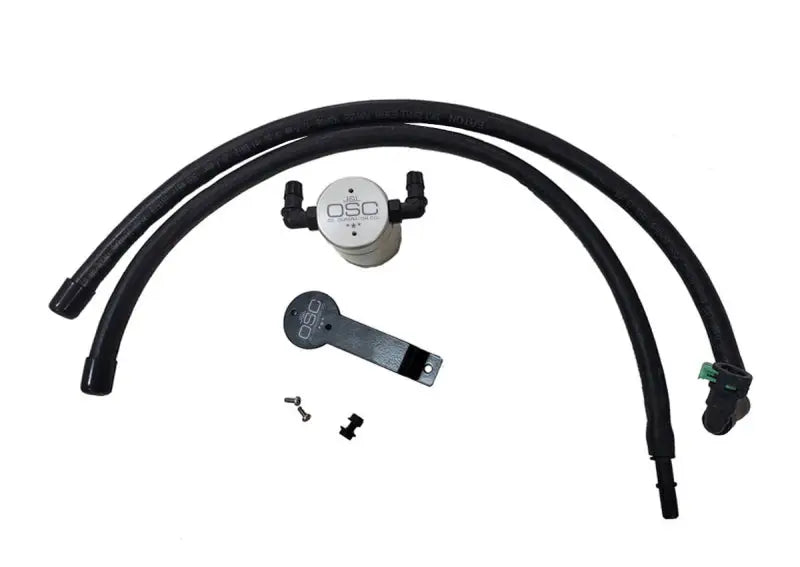 Automotive oil catch can kit for Ford Explorer with J&L 2.3L EcoBoost oil separator