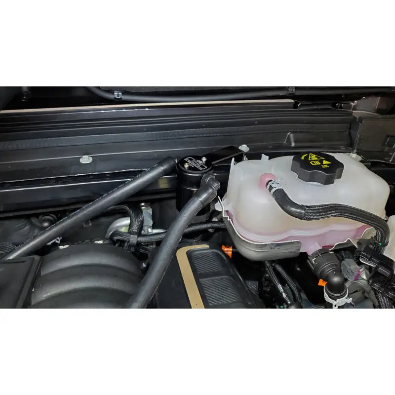 J&L 3072P-B J&L 2021+ Jeep Wrangler 392 Oil Seperator 3.0 Passenger Side - Black Anodized
