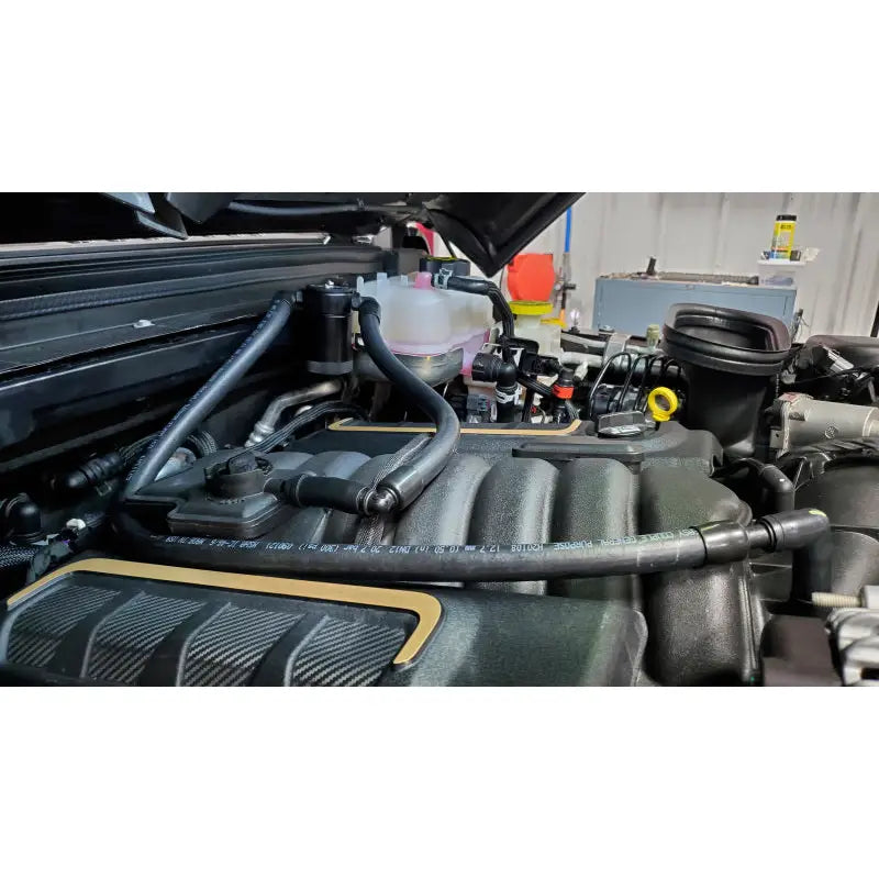 J&L 3072P-B J&L 2021+ Jeep Wrangler 392 Oil Seperator 3.0 Passenger Side - Black Anodized