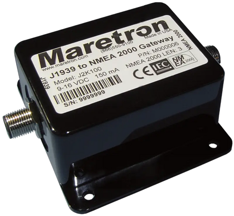 J2K100-01 Maretron J1939 To Nmea 2000 Engine Mon.Gtwy - Marine Network Gateway