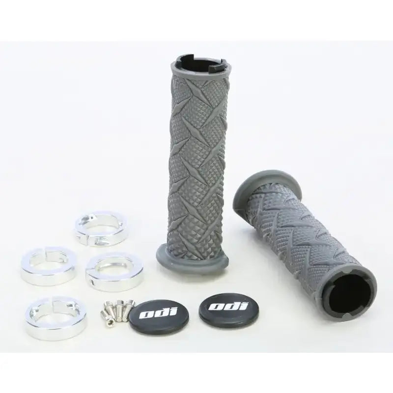 J30XTH-S Atv X Treme Lockon Grip Silver - X-Treme Standard Lock-on Grips