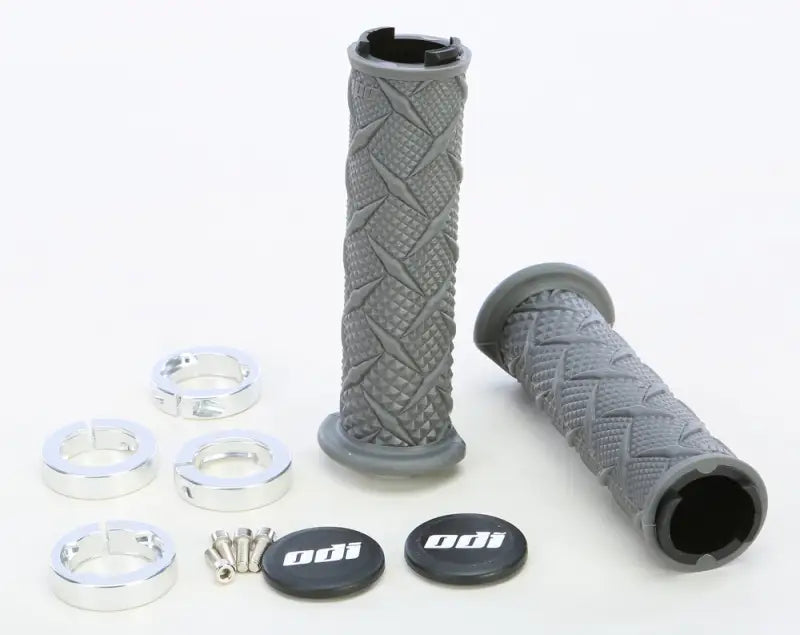 J30XTH-S Atv X Treme Lockon Grip Silver - X-Treme Standard Lock-on Grips