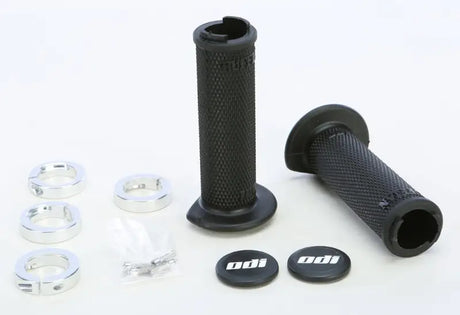 J31RFB-S Atv Ruffian Lockon Grip 120mm Black/Silver - Lock-on Grips