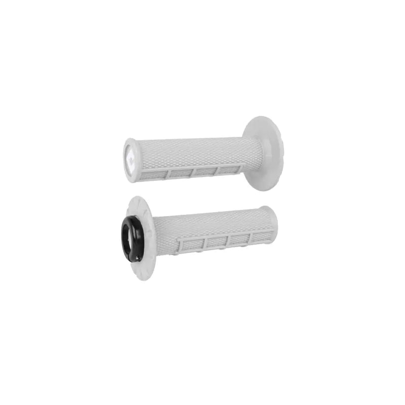 J33HWW-B Odi ATV Half Waffle V2.1 Grip Pro-Soft White/Black
