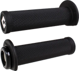 J33RFB-B Atv/Pwc Ruffian Lockon Grip 125mm Black/Black - Half Waffle Lock-on Grips