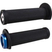J33RFB-U Atv/Pwc Ruffian Lockon Grip 125mm Black/Blue - Half Waffle Lock-on Grips