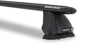Black roof rack system with Vortex Bar on JA5432 Rhino Rack Vortex