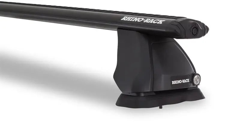 Black roof rack system with Vortex Bar on JA5432 Rhino Rack Vortex