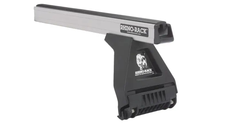 Silver and black heavy duty RL150 Silver 3 Bar Roof Rack Component for roof usage