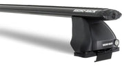 Black car roof rack on JA9825 Rhino Rack Vortex 2500 for easy cargo carrying
