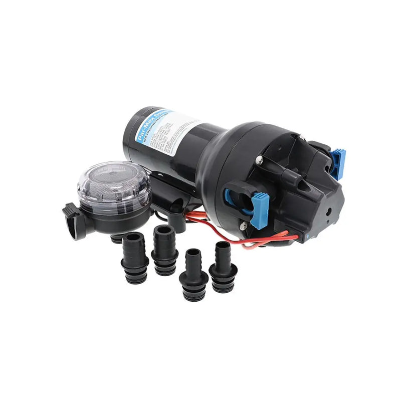 Jabsco Diaphragm Design Allows Dry Running Fresh Water Pump P501J-115S-3A - Parmax HD5 12V 5GPM 40PSI