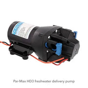 Jabsco Q301J-115S-3A Heavy duty, coated motor - Parmax HD3 12V 3GPM 40PSI