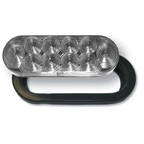 Jammy J-66-RCK - Red Clear Oval Led Gromm