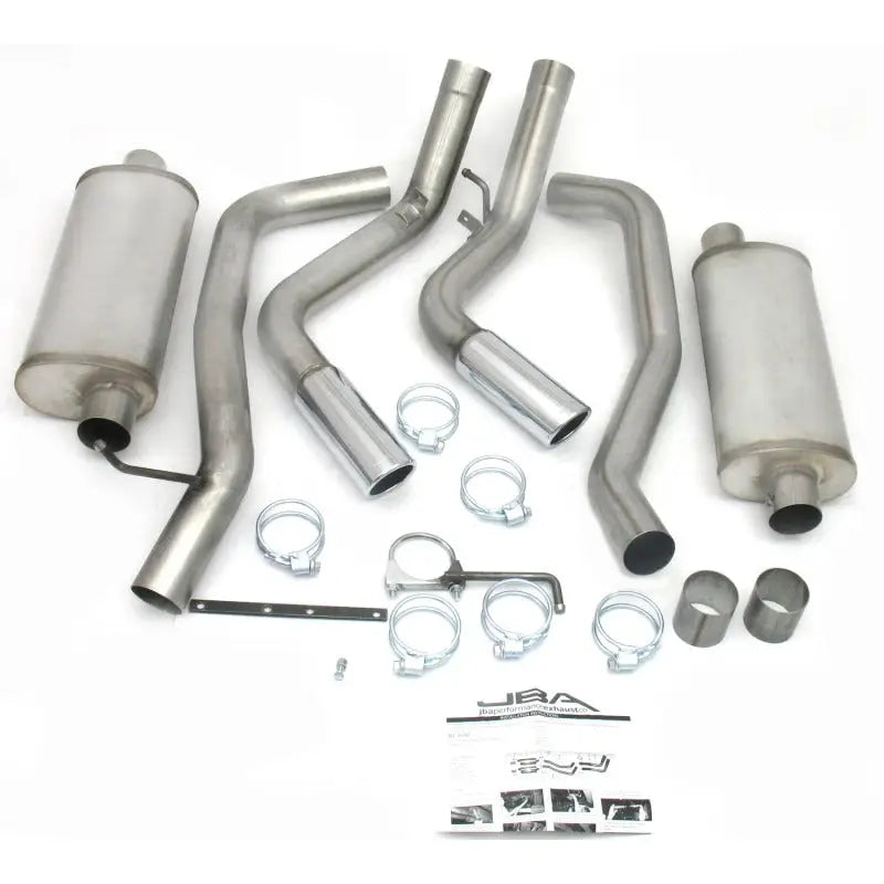 Stainless steel dual exit cat-back exhaust for Chevrolet Silverado 2500/3500 HD