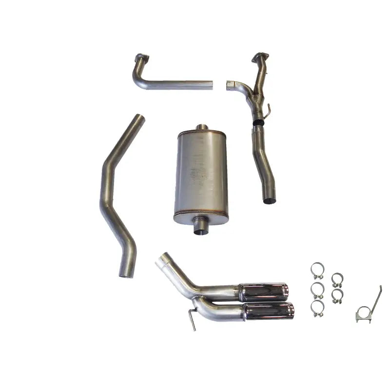 JBA 30-1403 JBA 04-20 Nissan Titan 5.6L 304SS Pass Side Dual Exit Cat-Back Exhaust