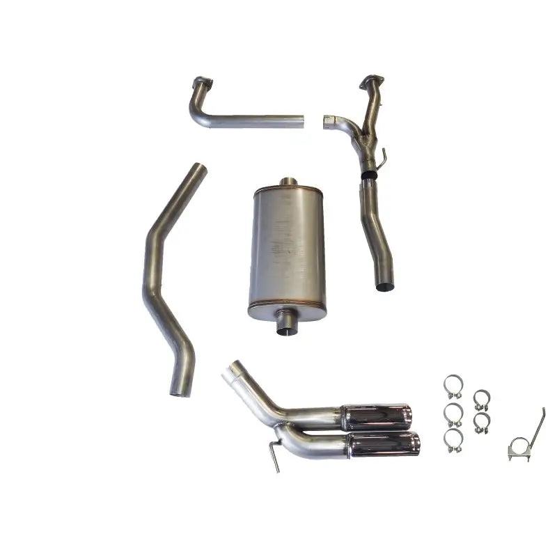 JBA 30-1403 JBA 04-20 Nissan Titan 5.6L 304SS Pass Side Dual Exit Cat-Back Exhaust