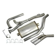 JBA 40-1403 JBA 04-20 Nissan Titan 5.6L 409SS Pass Side Dual Exit Cat-Back Exhaust