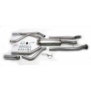 Stainless steel dual rear exit exhaust system for Chevrolet Silverado GMC Sierra trucks