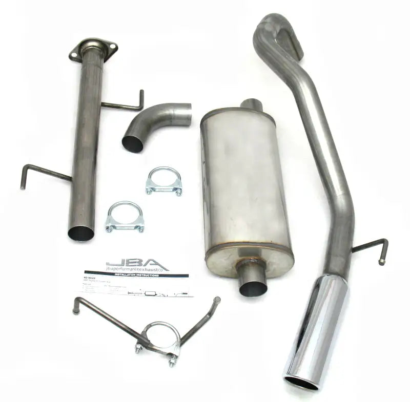 JBA 07-14 Toyota FJ Cruiser 4.0L 409SS Single Rear Exit Cat-Back Exhaust - Truck & Automotive