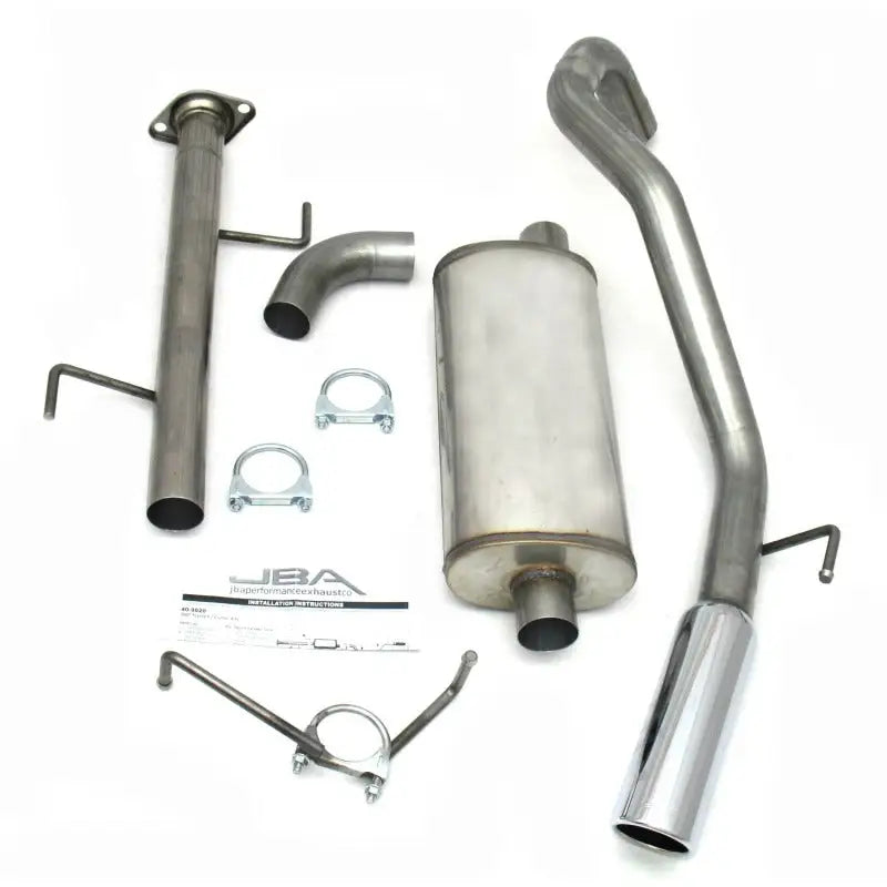 JBA 07-14 Toyota FJ Cruiser 4.0L 409SS Single Rear Exit Cat-Back Exhaust - Truck & Automotive