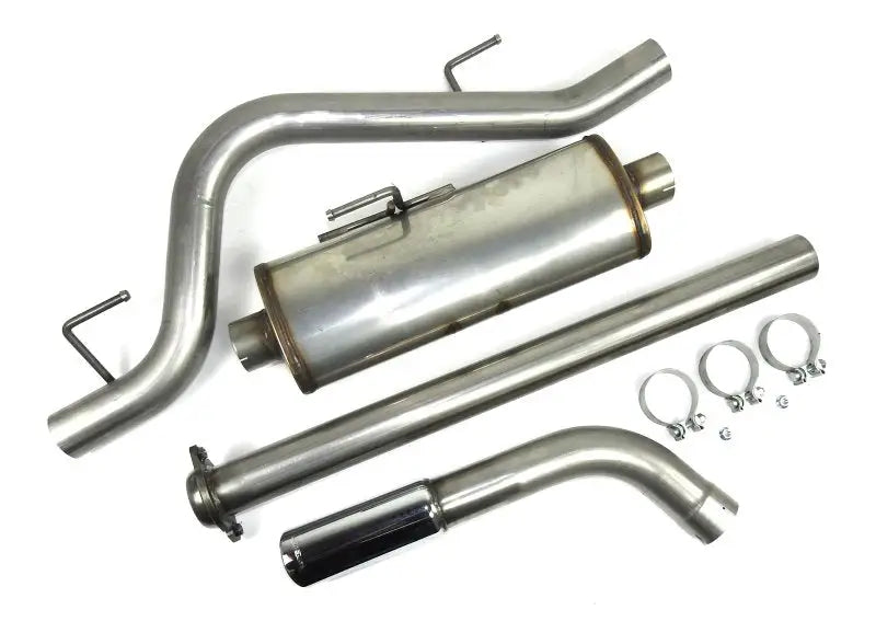 Stainless steel Ford F-150 single exit cat-back exhaust system for powerful sound